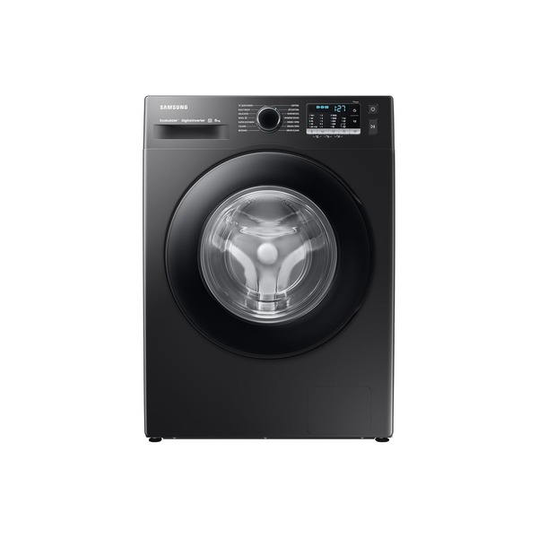 SAMSUNG 8 kg 5 Star Digital Inverter Fully-Automatic Front Load Washing Machine(WW80TA046AB1) Black